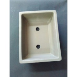 Maceta japonesa rectangular 24.5x18.5x8cm.