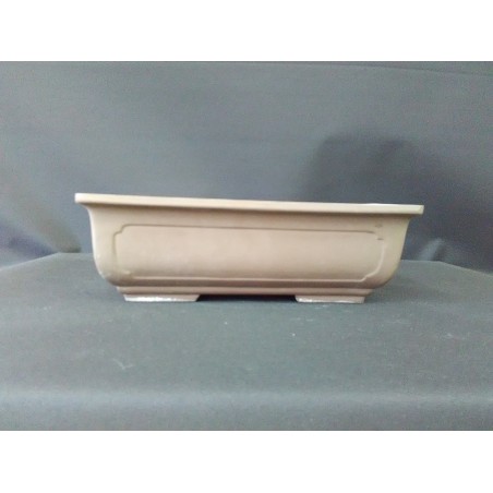 Maceta japonesa rectangular 24.5x18.5x8cm.