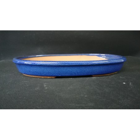 Maceta ovalada 26x17.5x3.5cm.