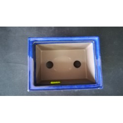 Maceta rectangular 18.6x14x6.8cm.