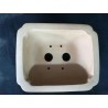 Maceta rectangular 17.5x14.5x5cm.