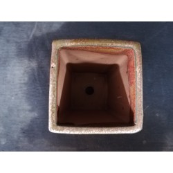 Maceta cuadrada/cascada 8.5x8.5x14cm.