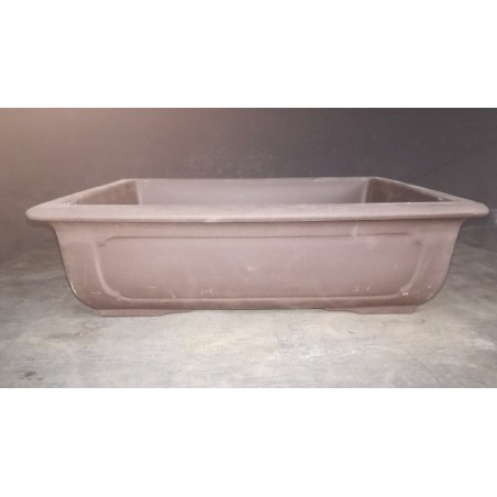Maceta rectangular 31,5x24x9 cm.