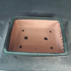 Maceta rectangular 41x31x10cm.