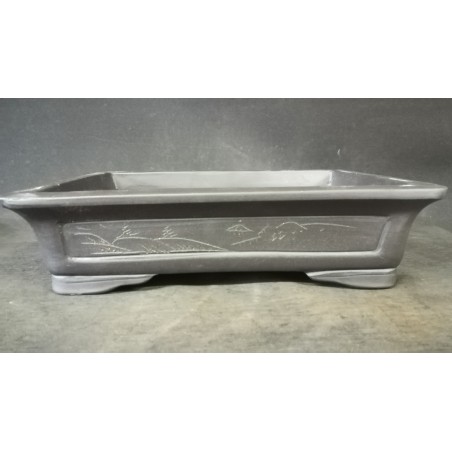 Maceta rectangular de 30cm.