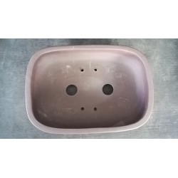 Maceta rectangular de26.5x18.5x7cm.