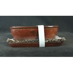 Maceta rectangular  15.5x11.5x4cm