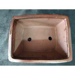 Maceta rectangular 18x14x7cm.