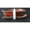 maceta rectangular 16x12x6cm.