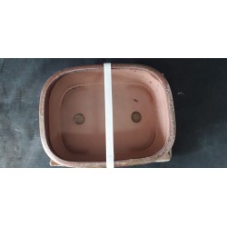 Maceta rectangular 26.5x20.5x7cm.