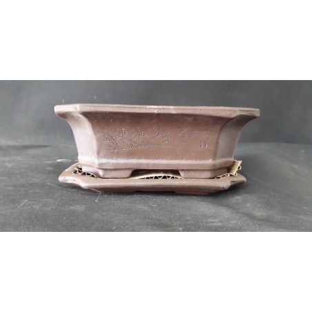 Maceta rectangular 19x14,5x4,5cm