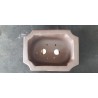 Maceta rectangular 19x14,5x4,5cm