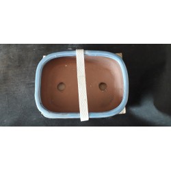 Maceta rectangular 15cm. con plato