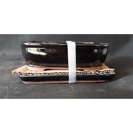 Maceta rectangular 16x12x4.5cm.