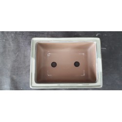 Maceta japonesa rectangular 20x14.5x6cm.