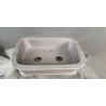 Maceta rectangular 29.5x21.5x8cm.